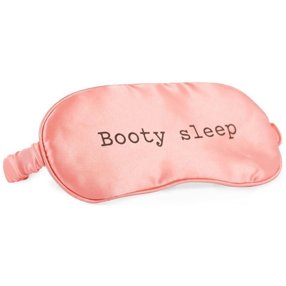 Booty Sleep Pink Satin Sleep Eye Mask